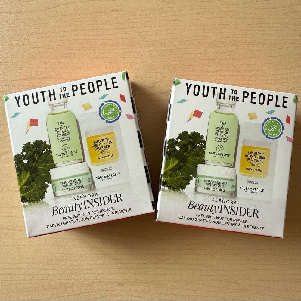 Youth to the People Skincare Deluxe Travel Set x 2